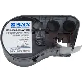 Brady MC1-1000-595-WT-RD tape vinyl rood op wit 25,4 mm x 7,62 m (origineel)