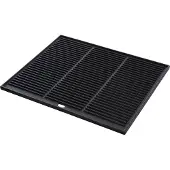 CLP Geëmailleerde grillplaat antraciet 48,5x40 cm