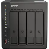Qnap TS-453E - NAS-server - 4 bays - SATA 6Gb/s - RAID 0, 1, 5, 6, 10, 50, JBOD, 60 - RAM 8 GB - 2.5 Gigabit Ethernet - iSCSI ondersteuning