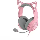 Razer Kraken Kitty V2 Bedrade PC Gaming headset Roze