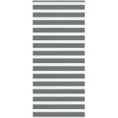 vidaXL Zebra rolgordijn 100x200 cm stofbreedte 95,9 cm donkergrijs