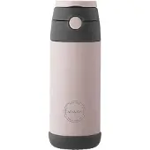 AYA&IDA - Drinking Bottle - Thermosfles - Waterfles - KIDS straw - 350ml - SOFT ROSE