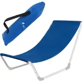 MT MALATEC Strandstoel - opvouwbaar - lichtgewicht - draagbaar - blauw - 95 x 60 x 45 cm