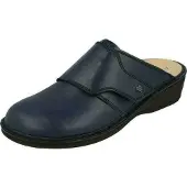 Finn Comfort Muiltjes 'Pantolette Damen 02526 060048 Echtleder in blau' blauw