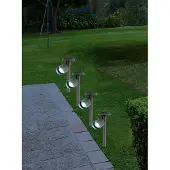 Lumineo Zonnepaneel voor de tuin, Lumineo, aluminium, zwart, LED, 3 lumen