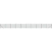 vidaXL Draadgaashek met flens 2x25 m groen