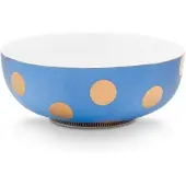 Pip studio Kom Dot Delight Light Blue-Gold 20 cm (Set van 2)