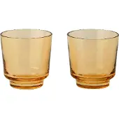 Muuto Waterglas Raise Burnt Orange 200 ml (Set van 2)