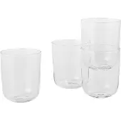 Muuto Waterglas Corky Tall Clear 350 ml (Set van 4)