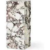 Audo Copenhagen Plinth Pedestal Tafel Rose Marble Calacatta Viola
