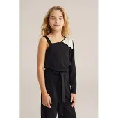 We fashion Overall beige / zwart