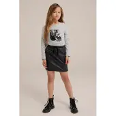 We fashion Skirt Mini Length Black Maat: 134/140 | Rokken Outlet | Unisex | Zwart