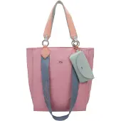 Fritzi aus Preußen Shopper 'Izzy' duifblauw / lichtblauw / rosé / lichtroze