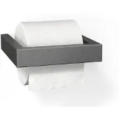 Zack WC Rolhouder Linea Grafiet 15 cm