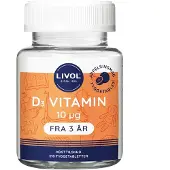 Livol D3 Vitamin Tyggetabelet 210 stk.