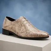 Lureaux Ivory Python - - Nette Kleurrijke Schoenen Met - Of Zonder - Print - Heren