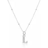 Hey Happiness Ketting 'Letter L' zilver