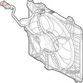 Denso DER21026 Koelventilator