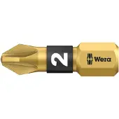 Wera bit 855/1 BDC, Pozidriv, PZD 2, lengte 25 mm, 10 stuks