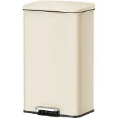 Songmics Prullenbak – 40 liter – Softclose – Staal – Zilver