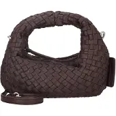 Les Visionnaires Greta Micro Weave Silky - Handtasche 20 cm (aubergine)