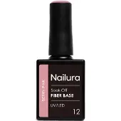 Nailura Fiber Base Berry Pink 10 Ml Nagellakbasis