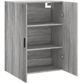 vidaXL Bovenkast 69,5x34x90 cm grijs sonoma eikenkleurig