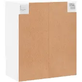 vidaXL Wandkast 60x31x70 cm bewerkt hout wit