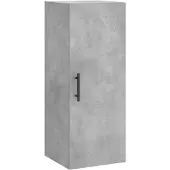 vidaXL Bovenkast 34,5x34x90 cm betongrijs