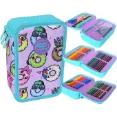 CoolPack Drievoudig etui, donut-accessoires
