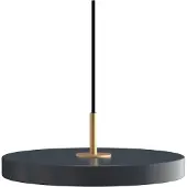 UMAGE Asteria Plus Hanglamp (Professionele Verlichting) Anthracite Grey | Brass | Mini