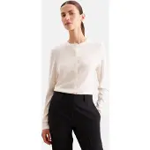Seidensticker Gebreid vest 'The Knits' wit