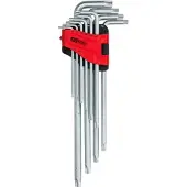 Ks Tools 151.4800 TX Haakse schroevendraaierset TB 8, TB 10, TB 15, TB 20, TB 25, TB 27, TB 30, TB 40, TB 45, TB 50 10-delig