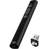 TNB Laser de présentation rechargeable USB-A et USB-C T'n'b Noir