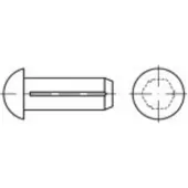 Toolcraft TO-5454684 Halfronde kerfnagel 4 mm 500 stuk(s)