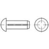 Toolcraft TO-5451885 Halfronde kerfnagel 3 mm 500 stuk(s)
