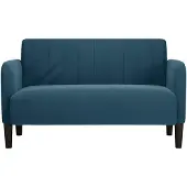 vidaXL - Loveseat - bank - 109 - cm - fluweel - blauw