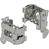 DeLOCK Shield Clamp for DIN Rail - Cable diameter 10 - 20 mm