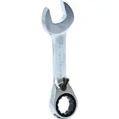 Ks Tools 503.4641 503.4641 Steek-ringratelsleutel Sleutelbreedte (metrisch) 18 mm