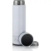 Extralink Smart Thermosbeker met Temperatuur Display Wit Digitale Thermosfles Dubbelwandig Warm Koud Drank Travel Mug