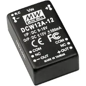 MEAN WELL DCW12B-05 DC/DC-converter 12 W Aantal uitgangen: 2 x Inhoud 1 stuk(s)