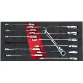 Vigor V5077 V5077 Ringratelsteeksleutel met scharnier