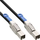 InLine externe Mini SAS HD kabel, SFF-8644 naar SFF-8644, 12Gb/s, 1m