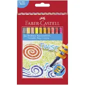 Faber-Castell Kleurpotloden - Draaibaar - 24 stk - - OneSize - Tekensets
