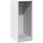 vidaXL Kledingkast 48x41x102 cm bewerkt hout wit