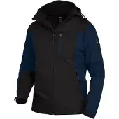 FHB Jannik Softshell-Jack Marineblauw-Zwart maat M heren