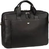 Braun Büffel Golf 3.0 Aktentas Leder 40.5 cm Laptopvak zwart