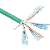 ACT FP657B CAT6 S/FTP PVC Patchkabel Soepel Groen - 305 meter