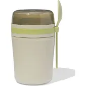 HEMA Yoghurtbeker to go 420ml groen (groen)