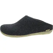 Glerups Slip-on leather sole b 02-charcoal